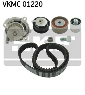 VKMC 01220 SKF - Насос охолоджуючої рідини + комплект зубчатого ремня0